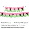 Cross Border Wipe Magic Wicked Witch Theme Birthday Party Supplies Banner Gift Bag Horn Box Cortina de chuva terno