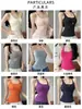 Top de tirantes Racerback Delgado Estilo Retro Coreano Gris de Gama Alta para Mujer, Nuevo Modelo de Verano con Copas, Top de Cuello en U Dulce y Picante Adelgazante
