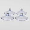 Ventosa transparente de PVC perforado de 50 mm de espesor, ventosa para valla de juguete para mascotas de 5.0 cm, ventosa para accesorios de juguete para mascotas