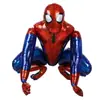 Ensamblaje Estéreo 3D Superhéroe de Marvel Spider-Man Iron Man Batman Globo de Película de Aluminio Niño Cumpleaños Regalo Juguete