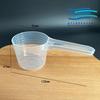 Cuchara medidora de polvo cuchara medidora cuchara de plástico PP 45g 90ml con escala cuchara cuchara de sal explosiva
