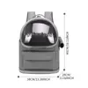 Mochila Transparente de Doble Hombro para Gato, Mochila Plegable Grande de Gran Capacidad para Exteriores, Mochila Espacial Transpirable Portátil para Gatos Mascotas