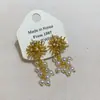 Brincos de Franja Fogos de Artifício com Zircônia Imitação de Pérola, Estilo Minimalista, Brincos de Nicho Elegantes de Alta Qualidade para Mulheres