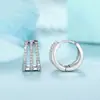 Pendientes Huitan Douyin Sencillos y Compactos para Mujer, Pendientes de Circonita con Microincrustaciones de Moda, Estilo Diario Popular y Exquisito