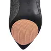 Pegatinas antideslizantes para suelas de zapatos de tacón alto, alfombrilla antideslizante resistente al desgaste con absorción de sonido y ondulación de agua, pegatinas protectoras autoadhesivas que absorben los impactos para la suela.