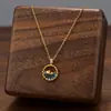 Comercio Exterior de Amazon Venta Caliente Collar de Acero de Titanio Temperamento Femenino Circonita Microincrustada Personalidad Cadena para Clavícula de Alto Sentido Colección Joyería