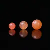 Venta directa del fabricante: Cuentas Sueltas de Calcedonia Naranja Natural para Manualidades DIY, Cuentas Redondas Multigemas, Accesorios para Joyería, Venta al por Mayor