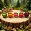 Paisaje en Miniatura 3D Fruta Arándano Mangostán Juguete de Comida Creativo Colgante Llavero Lindo Accesorios para Joyería DIY