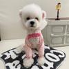 Pantalones a prueba de polvo para pasear perros y gatos, pantalones a prueba de suciedad, lindo lazo estilo coreano Ins, osito de peluche para salir