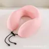 Almohada de Viaje en Forma de U para el Cuello, Almohada Portátil para Avión, Reposacabezas para el Cuello de Coche, para Dormir en Viajes Largos, Almohada Cervical en Forma de U para Trenes de Alta Velocidad