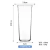 Vaso de Whiskey Ultra Delgado de Alto Borosilicato, Vaso Mezclador Específico para Bar, Vaso de Cerveza de Gran Capacidad, Vaso de Tubo Recto, Vaso Simple con Borde Invertido