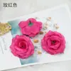 Cabeça de Flor de Rosa Artificial 8cm Flor de Seda Oca DIY Artesanato Floral Artístico Decoração de Casamento Adereços Mais Vendidos Transfronteiriço DIY