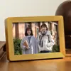 Personalização de Mesa para Porta-Retratos, Lavagem e Impressão de Fotos para Fazer Álbum de Fotos, Enfeites de Moldura Vazia, Suporte de Exibição de 6 Polegadas 8 Presente