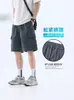 Pantalones Cortos de Seda Hielo de Moda para Hombre Verano Delgados Nuevos Secado Rápido Sueltos Deportivos Casuales Cargo Pantalones de Cinco Puntos Populares