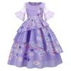 Comércio exterior meninas mágicas vestido de princesa meninas cosplay roupas infantis vestido de renda