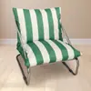 Sillón Individual de Lujo Ligero con Cojín Suave de Alta Elasticidad para Sala de Estar, Recepción, Descanso, Uso Doméstico, Cómodo Sillón Perezoso de Ocio con Respaldo