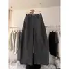 Calça casual simples e curva estilo coreano para mulheres, novo modelo outono 2026, corte solto, cobre o quadril, emagrece, calça versátil de perna larga A13938