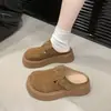 Zapatos Birkenstock de Suela Gruesa Más Vendidos para Mujer Otoño 2026 Nuevos Mules Zuecos de Punta Cerrada Para Uso en Exteriores Zapatos de Tacón Único para Mujer
