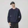 Venda Quente Marca da Moda Moletom Masculino Bordado Gola Redonda Outono Inverno 2026 Novo Casual Americano Outono Manga Longa Top da Moda