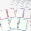 A7 Monchhichi Material de Estudio Cuaderno Pequeño de Espiral Cuaderno Portátil Lindo Cuaderno de Hojas Sueltas Bolsillo con Solapa Cuaderno de Pantalones