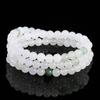 Jingde joyería cuentas de jade natural pulsera multicírculo para mujer simple jade seda dorada jade hielo pulsera joyería al por mayor