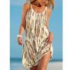 2024 Nuevo Vestido Casual de Tirantes sin Mangas con Estampado Digital 3D para Mujer Urbana de Comercio Exterior Estilo Graffiti Venta Directa de Fábrica