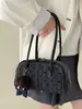 Coleção Outono 2026: Bolsa de Axila Fresca, Doce e de Estilo Relaxado, Bolsa de Mão Feminina, Bolsa Boston de Ombro Única