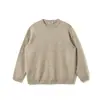 ORIGTEEN Estilo Básico Perezoso Otoño Invierno Ropa de Punto Retro para Hombres y Mujeres Suéter de Lana Suéter Holgado de Moda M026