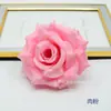 Flor de rosa simulação decoração de casamento material diy acessórios de cabelo fabricação decoração de chapéu flor nova rosa de diamante flor
