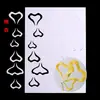 Chan Hua Dibujo de Patrón de Modelo de Papel Tarjeta de Corte Papel Pieza de Papel Plantilla de Modelo de Papel Paquete de Materiales para Pasador de Cabello DIY Accesorios para el Cabello 1
