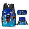 Nova Chegada Mochila Robô Cósmico Astro Bot Conjunto de Três Peças Mochila Infantil para Escola Primária Estojo