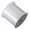 Colar de linha de pesca transparente invisível feito à mão com contas, corrente de clavícula faça você mesmo, colar feito em casa, pingente, cordão, acessórios de joias