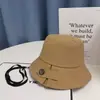 Chapéu Balde Dobrável com Botão de Pressão para Mulheres, Estilo Japonês, Chapéu de Sol Versátil, Chapéu de Proteção Solar, Chapéu Adulto da Moda Atacado