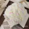 Fio de pelo misturado à mão, fio de lã especial para bolsas DIY, cor de doce, macio para chapéus feitos à mão, fio para suéter de crochê