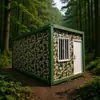 Canteiro de Obras Casa Pré-fabricada Sala de Atividades Camuflada Dormitório Temporário Quarto de Montagem Rápida Quarto Simples à Prova de Fogo Fabricante Original
