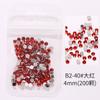 Aliexpress Nail Art Taiwán Acrílico Fondo Plano Diamante Cristal Blanco Color Ab Uña DIY Decoración Venta al por Mayor Sinfonía