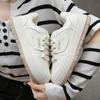 Primavera y Otoño Nuevos Zapatos Blancos Suela Gruesa Zapatos para Combinar con Falda 2024 Diseño Nicho Casual Moda Más Fácil de Combinar Tenis Zapatos de Mujer