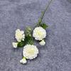 Flores artificiais 6 cerimônias de casamento de peônia francesa auditório de casamento flor linha estrada inserção de flores arte flor decoração suave flor falsa em estoque