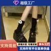 Meias 3D de Panda para Outono e Inverno, Meias Longas Grossas de Cor Sólida, Meias Largas Estilo Doce e Cool para Meninas