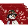 Manteles de Invierno y Navidad de Amazon para Reuniones Familiares, Manteles para Mesa de Restaurante, Manteles para Mesa de Comedor Resistentes al Calor, Venta al por Mayor Transfronteriza
