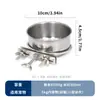 Comederos y bebederos de acero inoxidable para gatos y perros, recipientes para mascotas, comederos de alimentación lenta, comederos para perros y comederos colgantes para jaulas