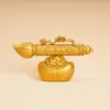 Ornamentos Yuanbao para Aumentar a Fortuna, Pincéis de Caligrafia, Entrada da Sala de Estar, Decorações de Escritório, Presentes de Inauguração de Casa para Clientes