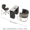 Estilo Ins Salón de Uñas de Moda Oferta Especial Económico Set de Mesa y Silla para Uñas Mesa Doble Sencilla Estilo Japonés