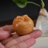 Souvenir de Navidad Talla en Madera de Ciprés Llavero Colgante Navideño Productos de Madera del Zodiaco de Dibujos Animados Dragón, Serpiente y Año del Caballo