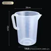 Taza Medidora con escala plástico grado alimenticio cubo medidor especial para tienda de té de leche gran capacidad cilindro medidor para hornear submedidor ml taza medidora