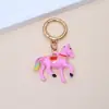 Llavero Colgante de Pony 3D Pintado con Dibujos Animados Transfronterizos Europeo y Americano, Año del Caballo, Encanto para Bolso Pony de Éxito Instantáneo