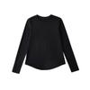 Camiseta de Manga Larga con Cuello Redondo, Holgada y Delgada, Estilo Jazz Dance, Nueva para Primavera, Mujer, Estilo Americano, Gris, Camiseta Base Protectora Solar para Ropa Exterior