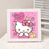 Animación de Dibujos Animados Nueva Pintura de Diamantes Kuromi DIY Juguetes de Pintura de Diamantes Hechos a Mano para Niños con Marco de Fotos Mesa Regalo