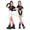 Ropa de Danza Jazz para Niñas, Ropa Moderna y a la Moda para Niños Jazz, Ropa Moderna para Pasarela de Escenario Infantil, Grupo de Chicas