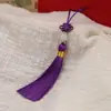7CM Nudo chino borla pequeña borla de nudo esmerilado colgante para funda de teléfono móvil colgante para marcapáginas accesorios decoración gran descuento